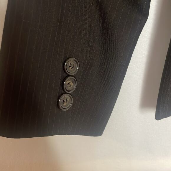 Louis collections custom black pin strip blazer - Picture 5 of 7